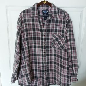 Northern Explosion plaid shirt sz L